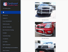Tablet Screenshot of carguard.co.zw